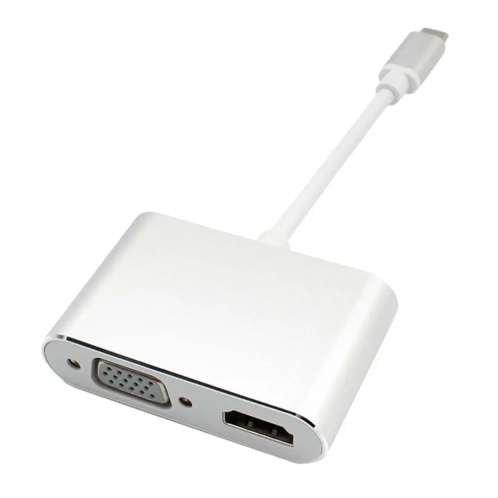 2 в 1 USB 3,0 USB2.0 к HDMI адаптер 4K HD 1080P type-C к HDMI/VGA Аудио Видео кабель конвертер для ноутбука Macbook компьютер