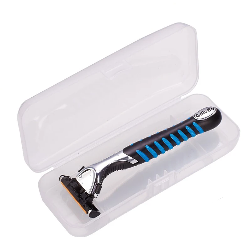 

Portable Travel Razor Box Storage Box and Holder Shaver Handle Case Only For Gillette Shaving 1 Pc (Only Box )