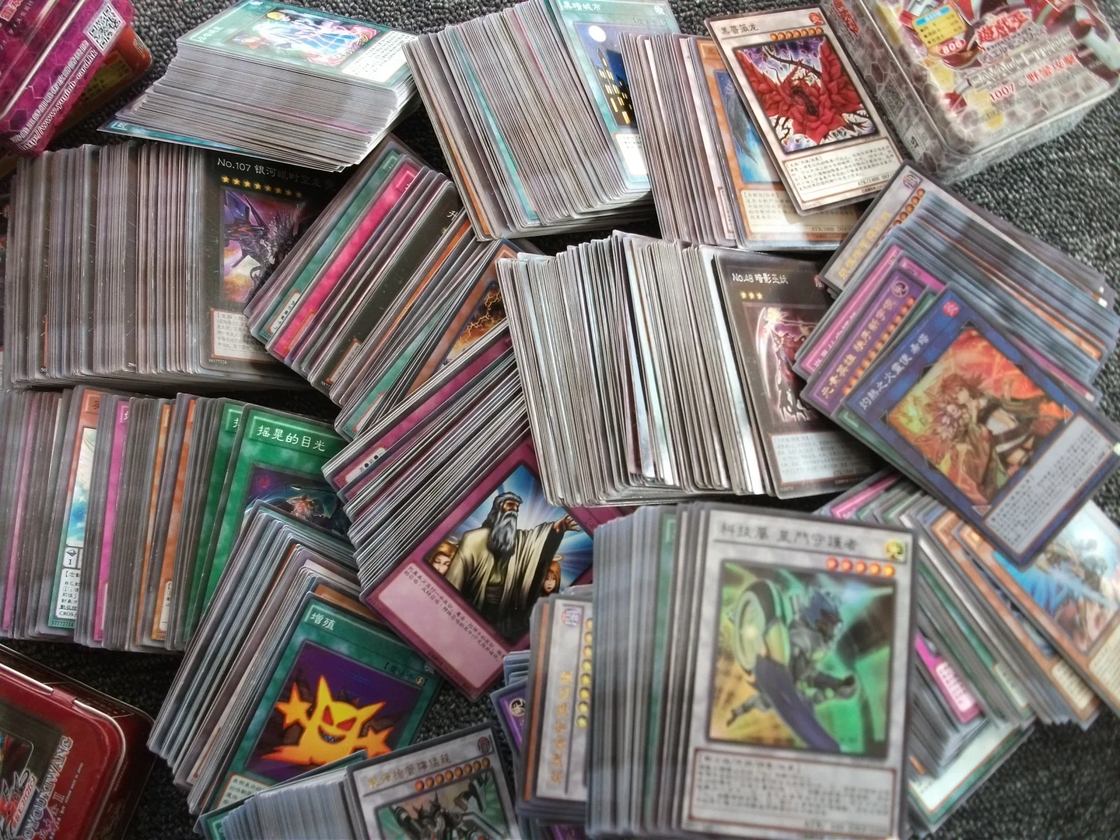 Оригинальные случайные сумки Yu-Gi-Oh для счастья разбросанные карты стек