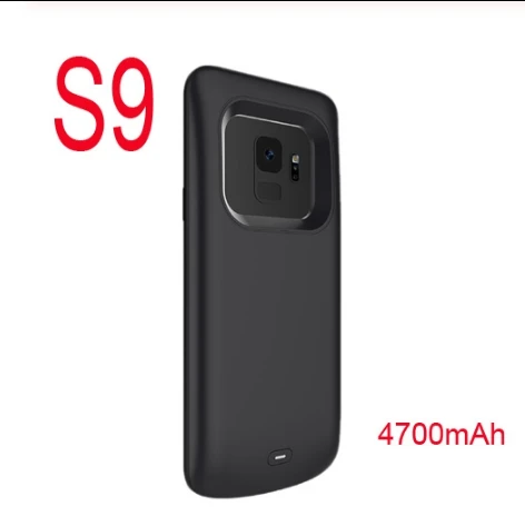 4700 мАч/5200 мАч чехол для зарядного устройства для samsung Galaxy S9 S9 Plus Тонкий чехол для Аккумулятора Внешний чехол для зарядки аккумулятора телефона