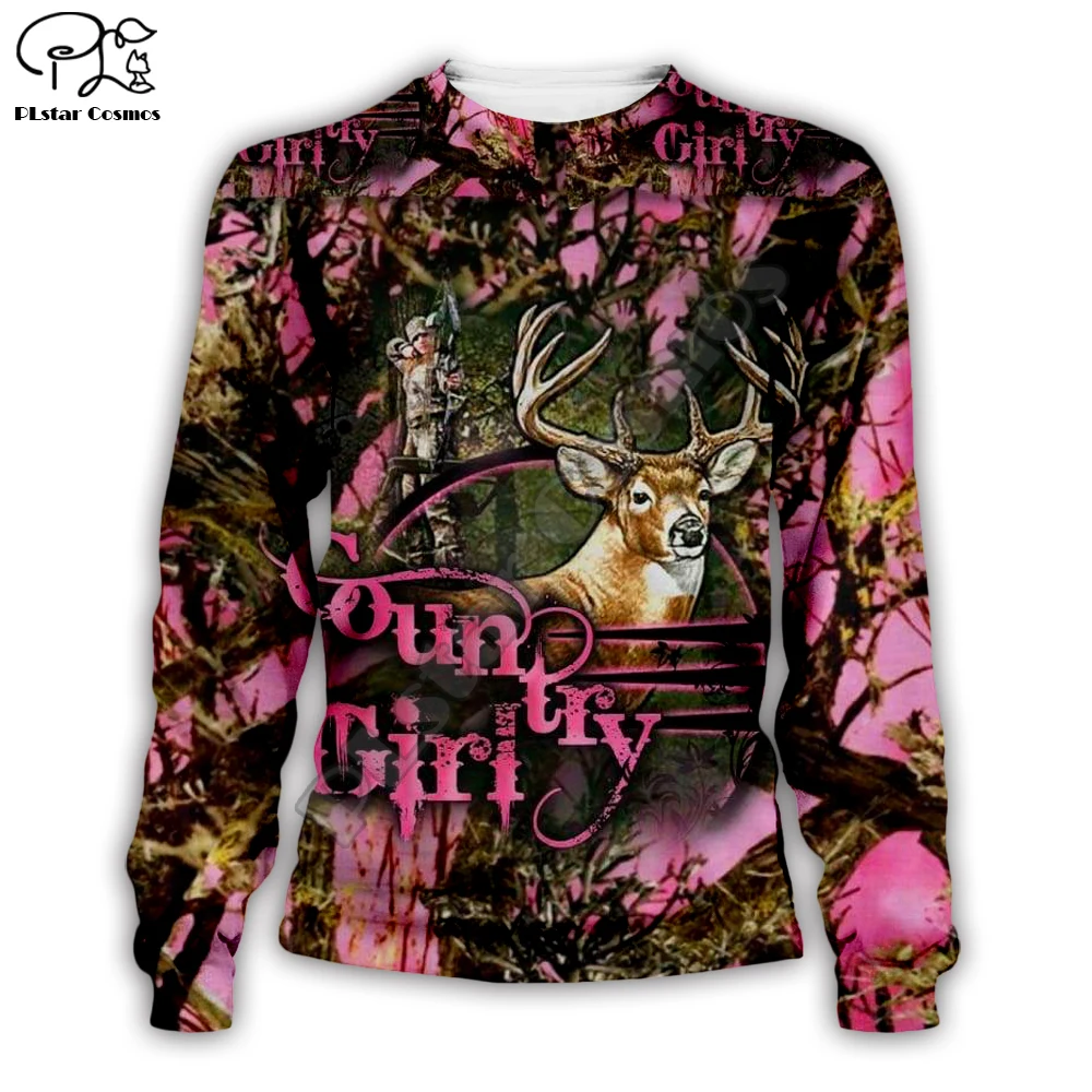 Billig Liebe Jagd TIERE KUNST 3D Drucken Hoodies 3D Hoodie Männer Frauen Neue Mode Mit Kapuze Sweatshirt Langarm Pullover