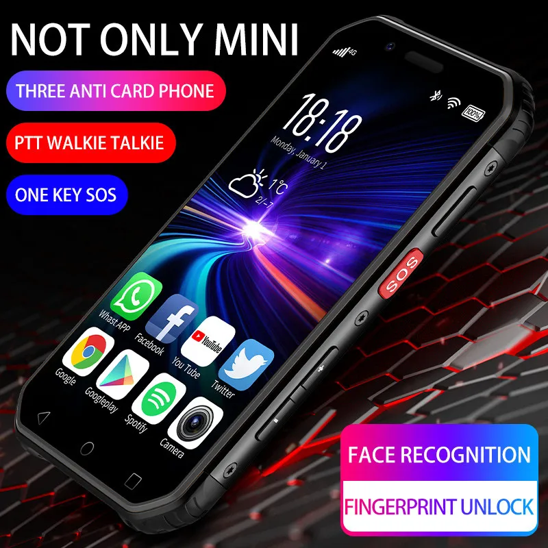  SOYES S10 Mini Waterproof Smartphone NFC 3GB 32GB 1900mAh 4G Android 6.0 MTK6737 GPS Fingerprint Fa