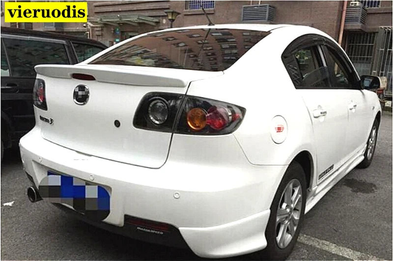 Праймер дефлектор заводской стиль спойлер для Mazda 3 M3 губ 2006 2008 Задний