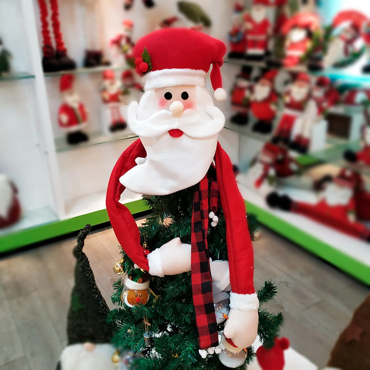 QIFU елочные украшения для дома Navidad Noel Снеговик Санта Клаус подарки на год