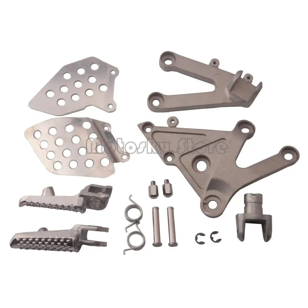 

Front Rider Foot Pegs Footrest Brackets Footrest Foot Pegs For Honda CBR 600RR 600 RR 2003-2006