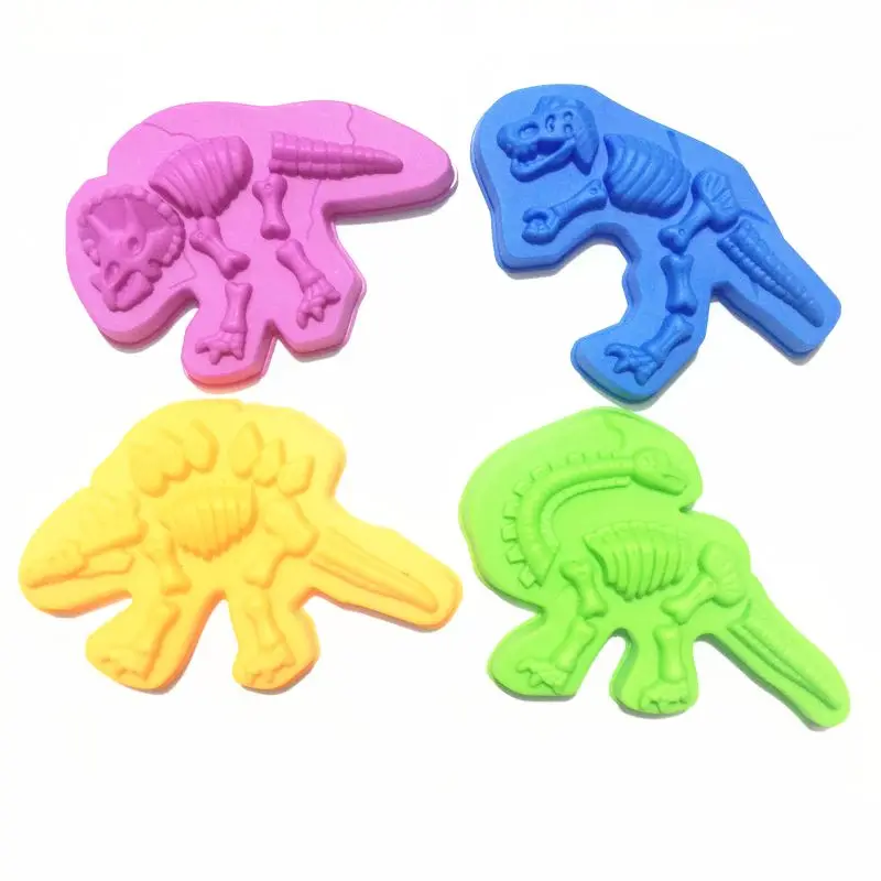 4 шт./компл. динозавр форма для пластилина инструменты DIY глины набор игрушек тесто Пластилин игрушки разные цвета