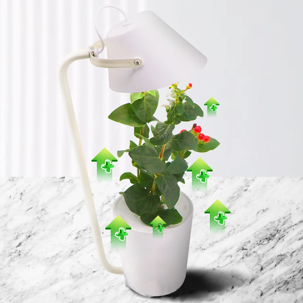 

Full Intelligent Decorative 20W LED Indoor Home Plastic Grow Light Rotated Adjustable Brightness Plant Lamp Hydroponic