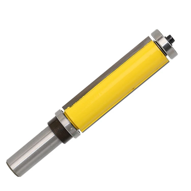 1Pc 1/2" Shank Pattern/Flush Trim Router Bit Top & Bottom Bearing For Woodworking Cutting Tool