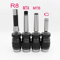 Conjunto mt3 1 MT1 MT2 MT3 B10 B12 B16 B18 B22 C10 C12 R8 para mandril auto aperto broca chuck cnc máquina cone morse taper