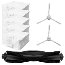 

Roller Brush Side Brushes Dust Bags Set For Xclea H30 Plus Household Robot Vacuum Cleaner Robot Spare Replacement Accessories