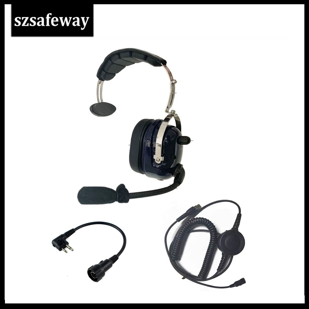 Walkie talkie гарнитура с шумоподавлением для CP200 GP300, CP200 CLS446 CLS1110, CLS1410
