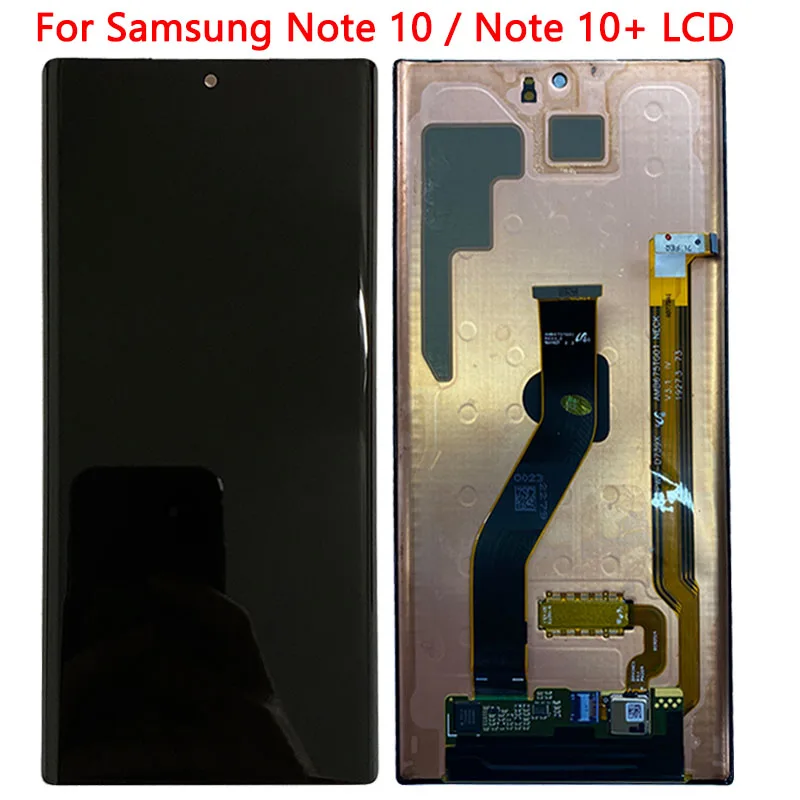 

Super AMOLED Note 10 N970 LCD For Samsung Note 10 Plus LCD Display N975 N9750/DS Touch Screen Frame Digitizer Assembly Repair