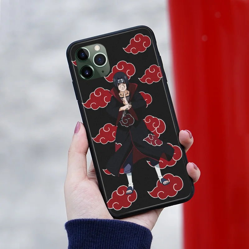 Itachi Uchiha Akatsuki Naruto аниме Мягкий силиконовый чехол для телефона чехол для iPhone 6 6S 7 8 Plus X XR XS 11 Pro Max