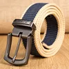 Military Tactical Canvas Belt for Men Women Metal Pin Detachable Buckle Waist Strap Belts for Jeans ceintures 130 140 150 160cm ► Photo 3/6