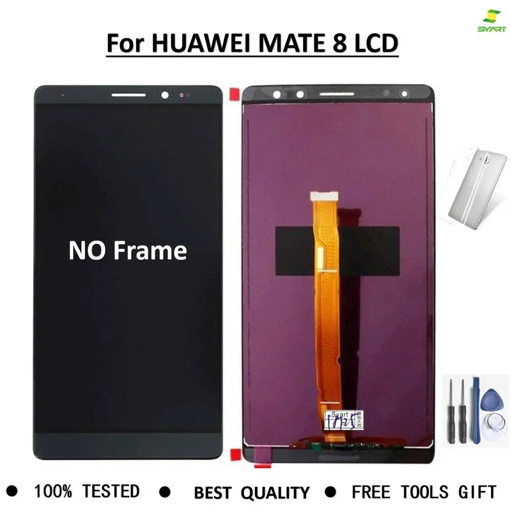 LCD Display For Huawei Mate 8 LCD Screen Display Touch Digitizer Full Assembly Replacement Newest Mate8 Screen Black White Gold