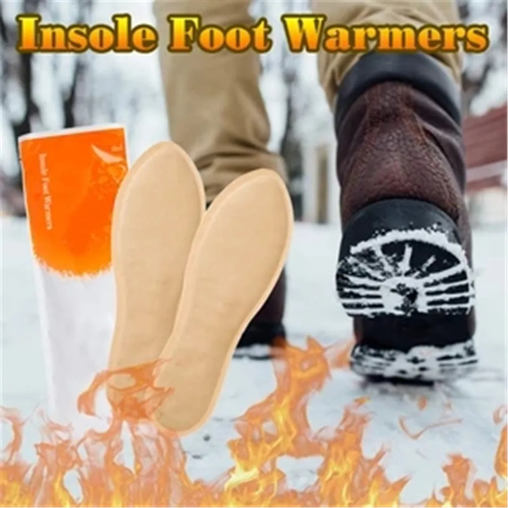 Самонагревающиеся стельки, зимние теплые стельки для обуви, спонтанные стельки с подогревом, тонкая и дышащая ткань, Экологически чистая, Нетоксичная