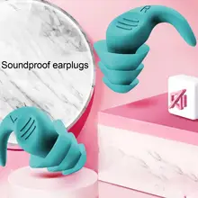 Useful Silicone Earplugs Sound Blocking Flexible Silicone Noise Reduction Ear Plugs  Sleeping Earplugs    Earplugs 1 Pair