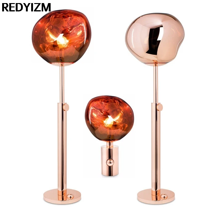 Постмодерн креативная расплавленная настольная лампа акриловая Светодиодная