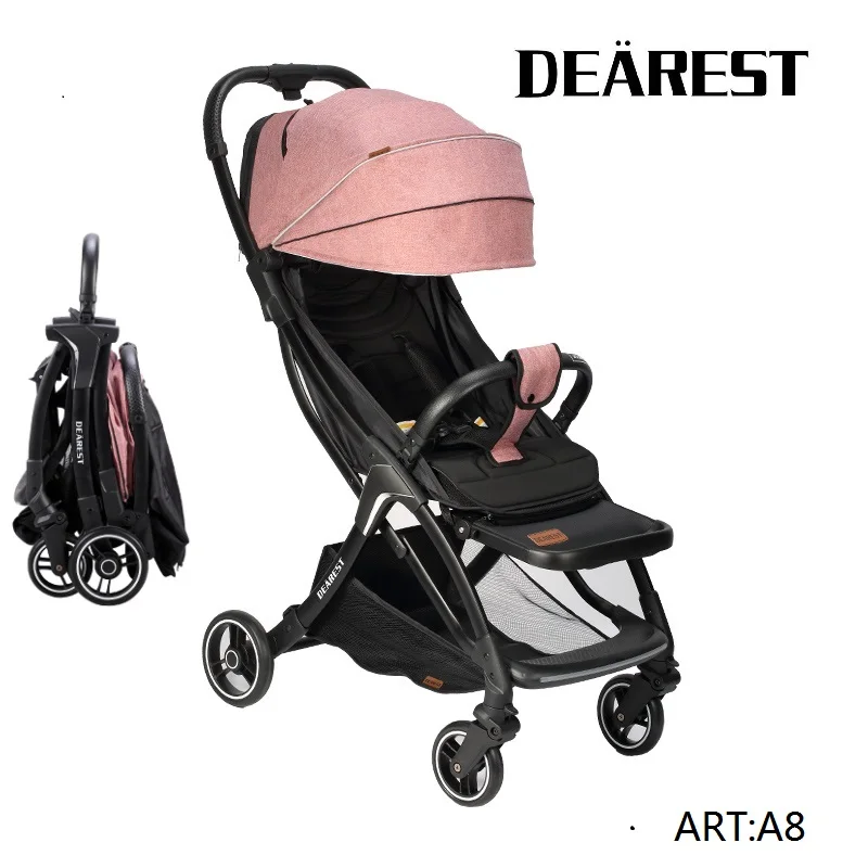 The Latest  FREE SHIPPING RUSSIAN Dearest A8L Fast Folding Baby Stroller With Removeable Canopy 