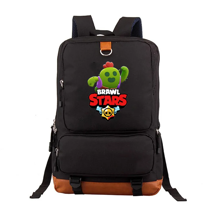 

2019 New Game Brawl Stars Backpacks For Boys Girls School Bags 3D Anime Waterproof Student School Backpack Kids Book packbag