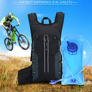 

Durable Hydration Backpack Nylon Water Backpack Waterproof Breathable Sport Bags for Running Cycling Hiking Climbing with Pouch