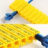 Plastic cable marking clip m-0 m-1 m-2 m-3 alphabit cable marking AZ cable size 1.5 SQMM yellow cable insulation cable marking ► Photo 2/6