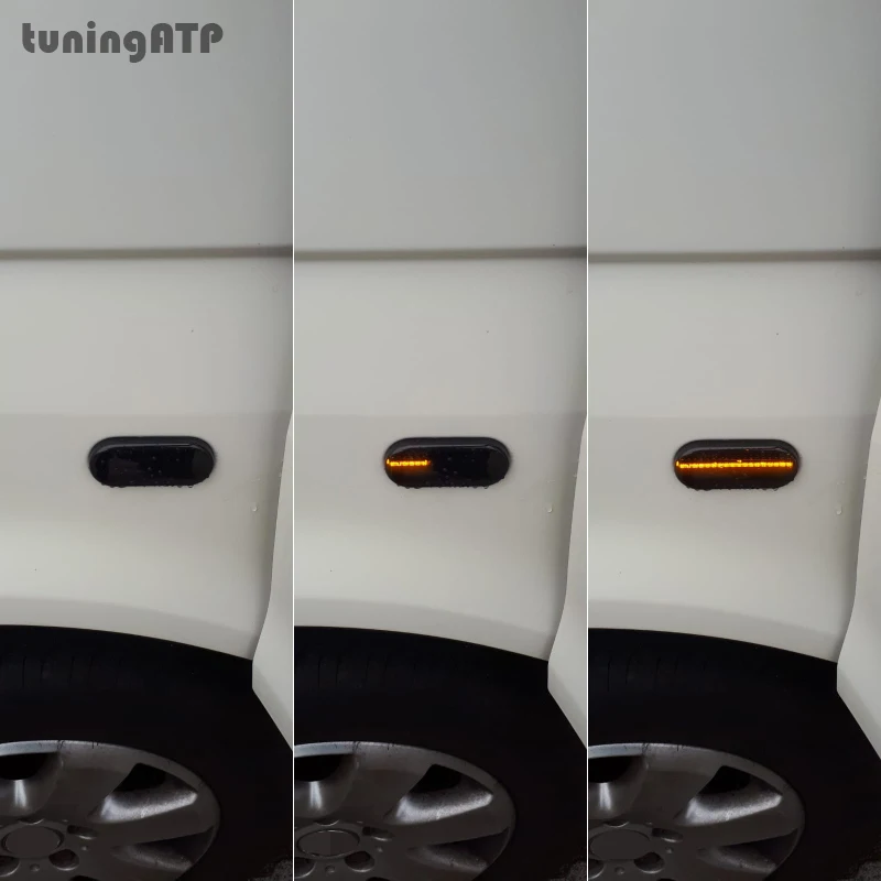 Дымчатый светодиодный индикатор динамического сигнала поворота для Volkswagen Polo 6N2 Polo 9N Polo Sedan Vento 1H2 Polo Fun Dune