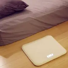 Подставка на чувствительной к давлению батарее умный будильник коврик в виде часов напольный коврик светодиодный дисплей будильник время подключаемые музыкальные цифровые часы