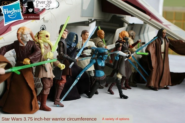 Hasbro Звездные войные Barriss Offee Lando Calrissian чубакки R2 D2 Аниме фигурки героев модель