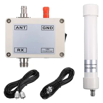 

for Signal Booster Receiving Whip VLF LF HF VHF SDR Active Antenna with Connect Cable 10KHz-30MHz 12-15V 150MA Pohiks