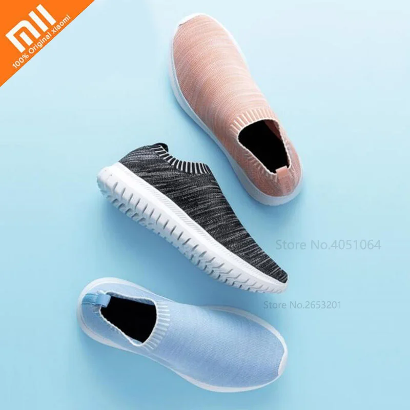 Xiao mi/спортивная обувь; дышащие цельные носки; кроссовки для отдыха; светильник; прогулочная обувь; дышащая Спортивная обувь для мужчин и женщин