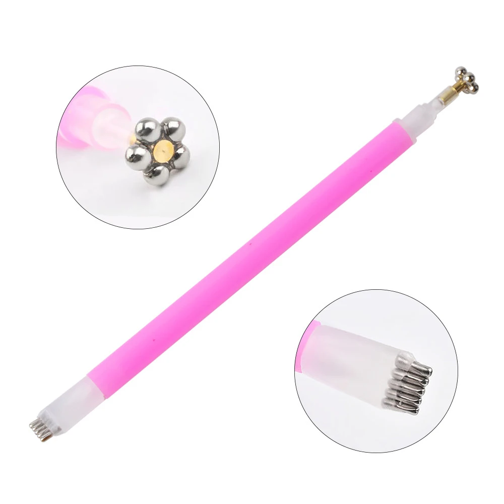 Nail Tool Cat Eye Magnetic Stick Rod Powerful Magnet Pen for Cat Eye Gel Polish Nail Art Decoration