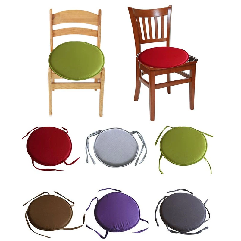 Мягкий коврик для сиденья однотонный зимний диван внутреннего дворика круглая