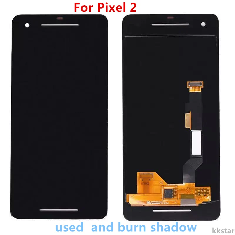 ЖК-дисплей для Google Pixel 2 экран с сенсорным стеклом дигитайзер в сборе запасные
