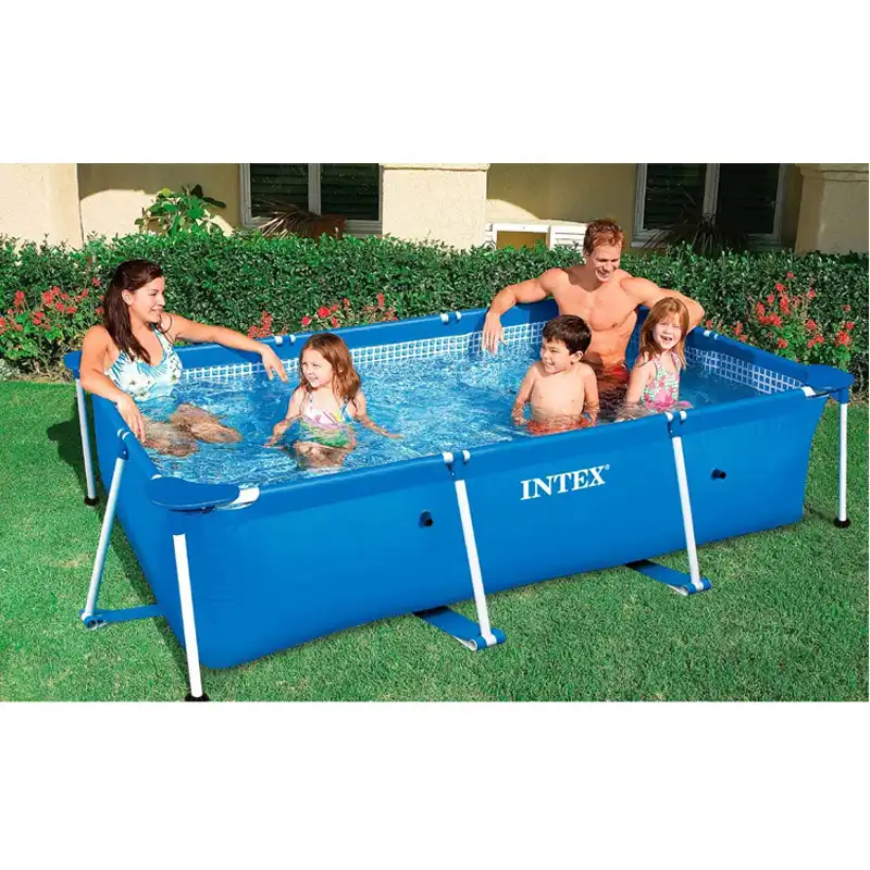 marco de metal para piscina tubo de acero rectangular cuadrado estante para tuberia de bano soporte grande filtro para suelo piscina de juego