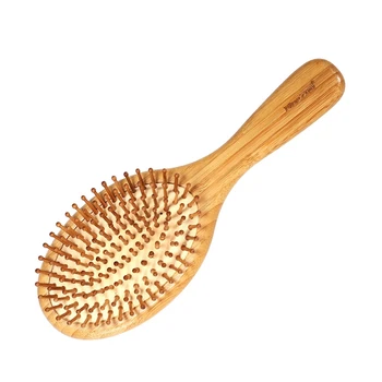 

Bluezoo Hair Comb Bamboo Airbag Massage Comb Carbonized Solid Wood Bamboo Cushion Anti-Static Hair Brush Combs Travel