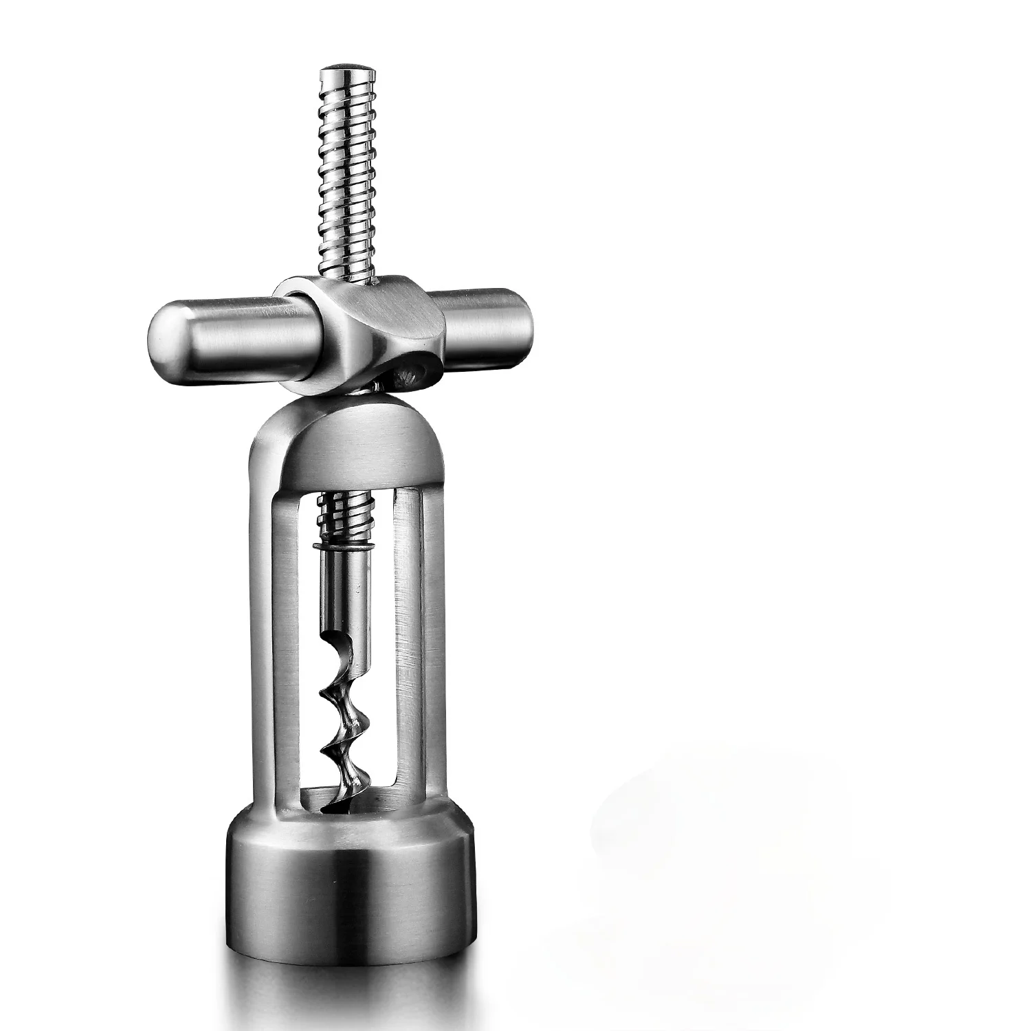 Drincarier 18/8 Stainless Steel Self Pulling Corkscrew And Cap Cut Foil