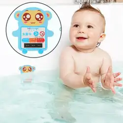 10*9 см пластик для ванной, бассейна мультфильм обезьянка температура воды карты ребенок душ Температура Стикер для купания воды термометр