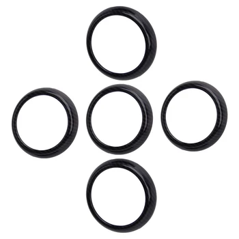 

5Pcs Carbon Fiber Texture Air Conditioning Vent Ring Cap Cover fit for Benz W176 C117 X156 Car Accessories