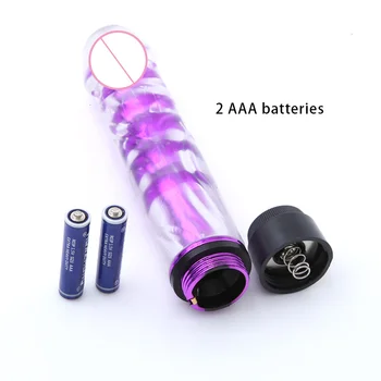 Vibrator G-Spot Powerful Jelly Dildo Vibrating Massager Sex Toy Bullet Vibrator for Women Sex Toy Adult Sex Products for Women 3