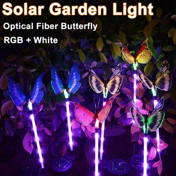 

Butterfly Solar Light With Solar Panel IP65 Water Resistance for Garden Patio Yard Courtyard Path