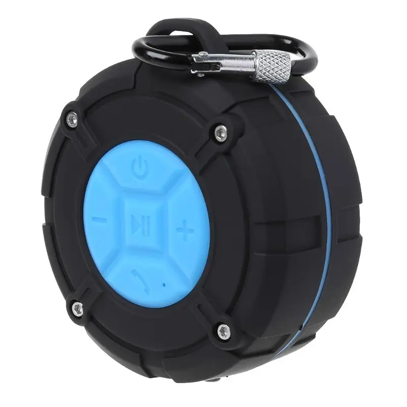 IPX7 водонепроницаемые Bluetooth колонки Hi-Fi карабин музыкальный плеер Портативный Открытый D08A