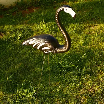

Flamingo Lawn Decoration Artificial Wedding Figurines Plastic Beautiful Decorate Balcony Garden Ornaments Arts Ornament Yard