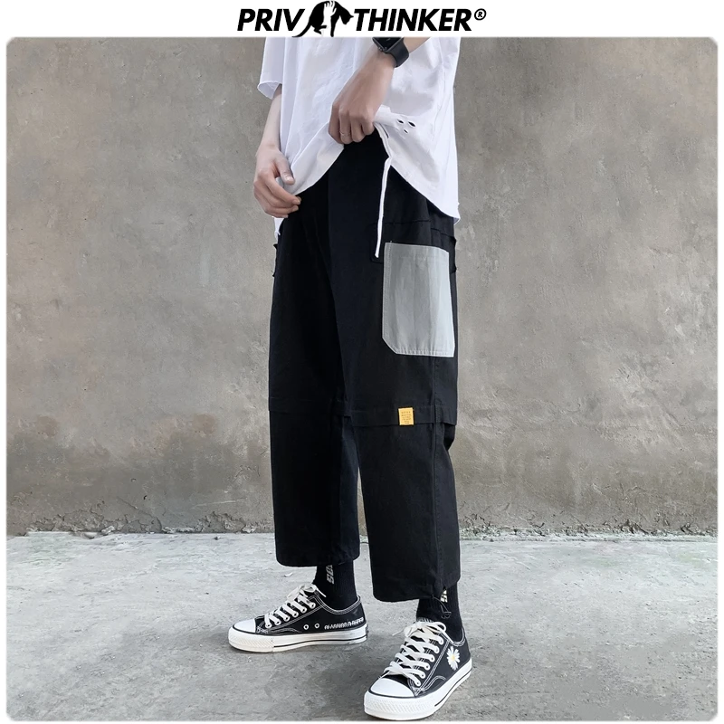 Privathinker Men Summer Pockets Casual 2020 Harem Pants Mens Woman Loose Joggers Bottoms Male Patchwork Streetwear | Мужская одежда