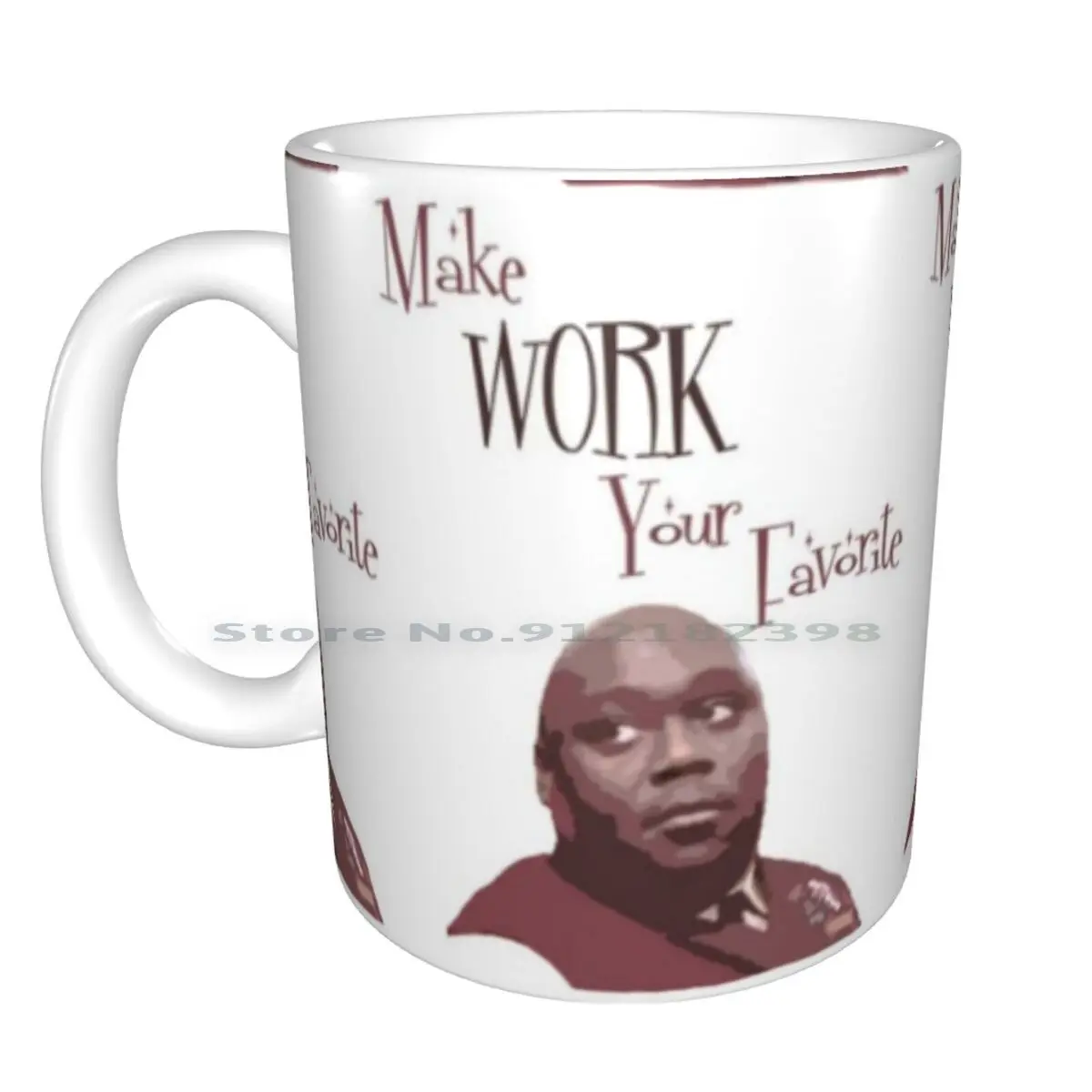  Elf Movie Inspired - World's Best Cup of Coffee - Color Accent  Mug : Handmade Products