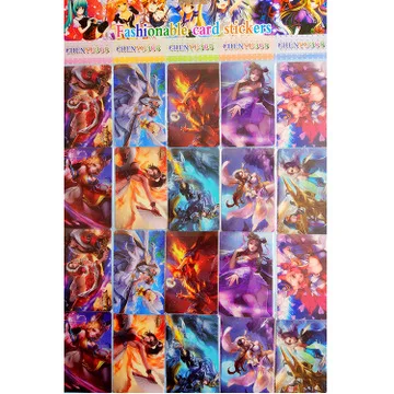 Fate Stay/Night Аниме случайные развлечения игральные карты коробка/54 высокой четкости Толстые карты