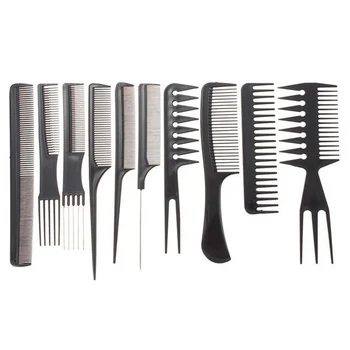 

10pcs Magic Brush Hair Styling Fluffy Tool Anti Static Multifunction Accessories Salon Scalp Massage Home Portable Comb Set Gift