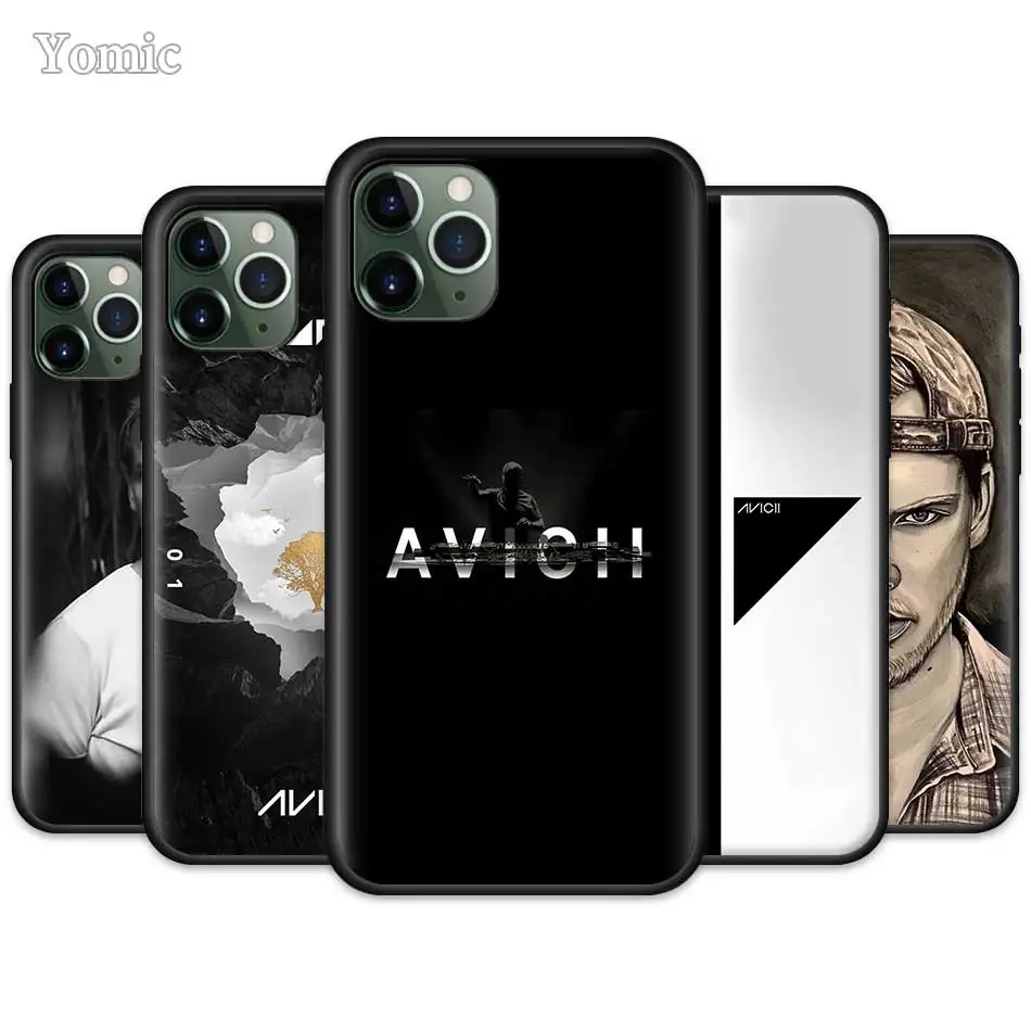 DJ Avicii Тим Bergling R.I.P силиконовые чехлы для iPhone 12 11 Pro XR X XS MAX 7 8 6 6S Plus 5 5S SE 5C черные