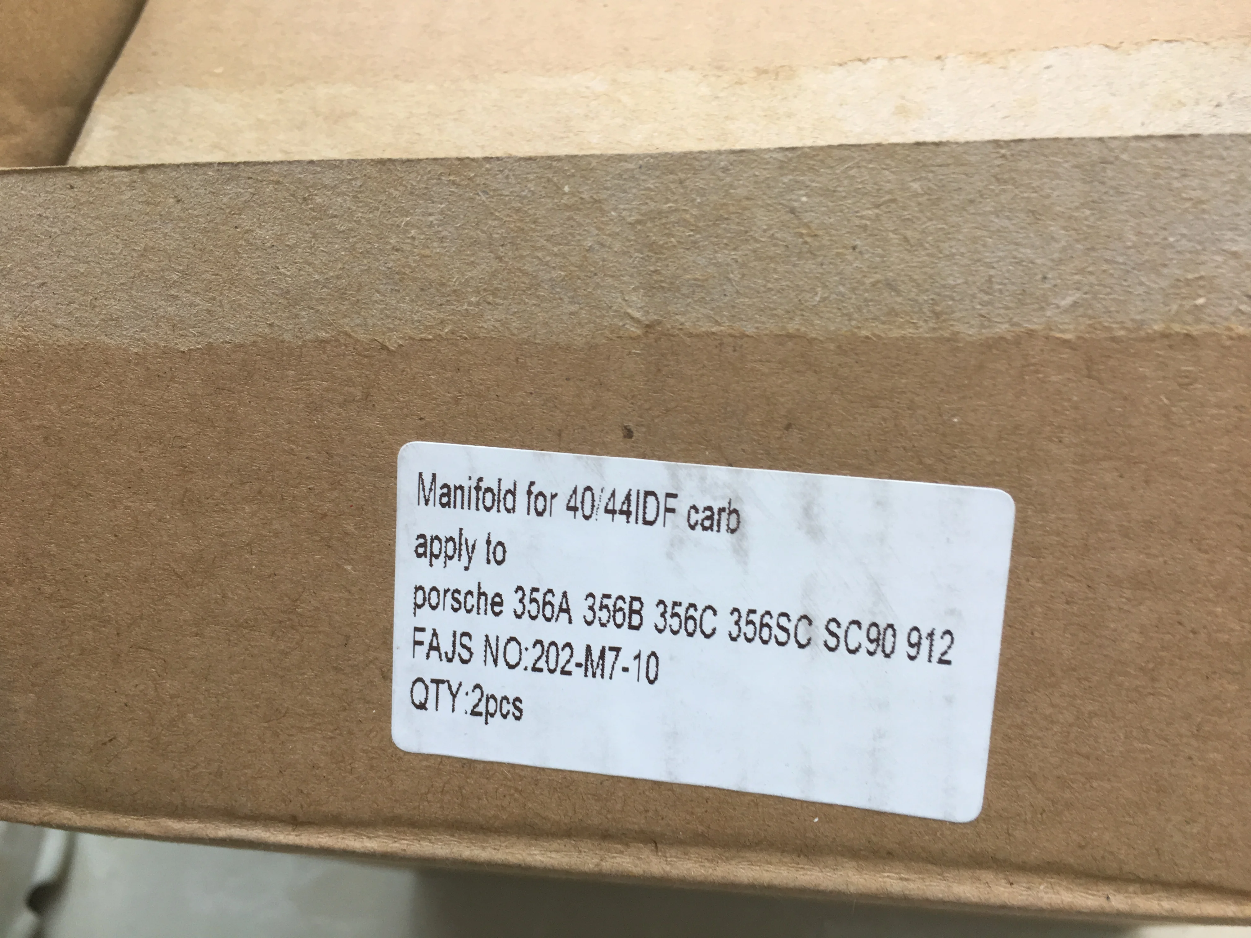 SherryBerg FAJS двойной набор коллектора для PORSCHE 356 912 WEBER IDF DELLORTO DRLA EMPI fajs 356A 356B 356C 356SC SC90 carb