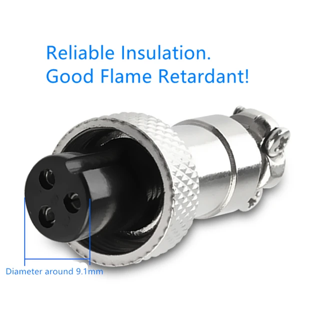 10 Connettori GX12 2 Pin - Presa E Spina Maschio/Femmina Per Aviazione, Camera, RC - Foto 9